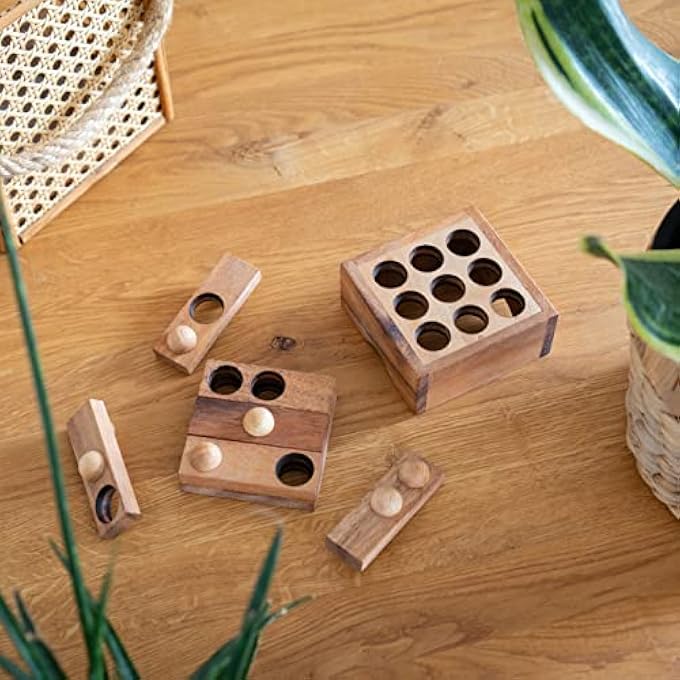 GOLF PUZZLE - 3D PUZZLE - THINKING GAME - PUZZLE GAME - PATIENCE GAME - LOGIC GAME MADE OF WOOD - Image 3